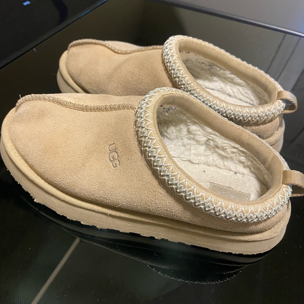 UGG Tan Suede Slippers